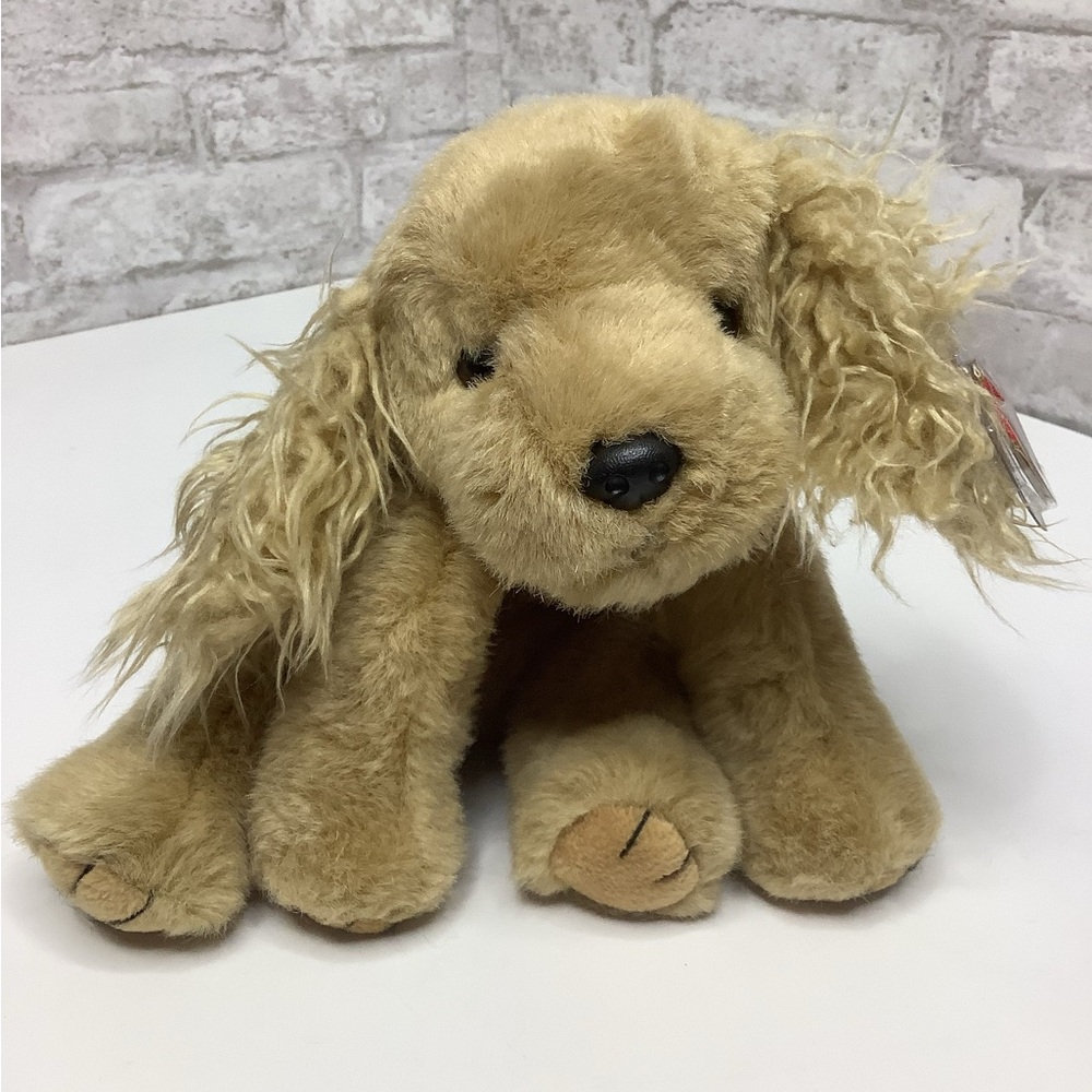 Plush Tan Dog Toy